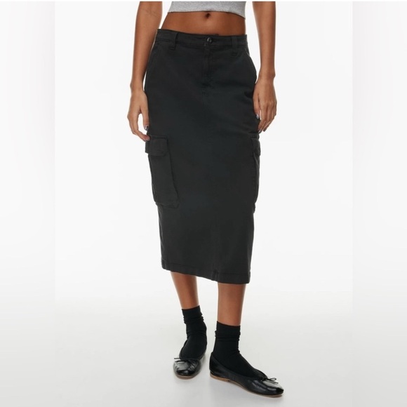 TNA Dresses & Skirts - Aritiza- TNA- Women's Black Cargo Skirt